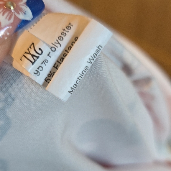 (J51) Womans Sz 2XL Pink Butterfly Chemise - Picture 5 of 5